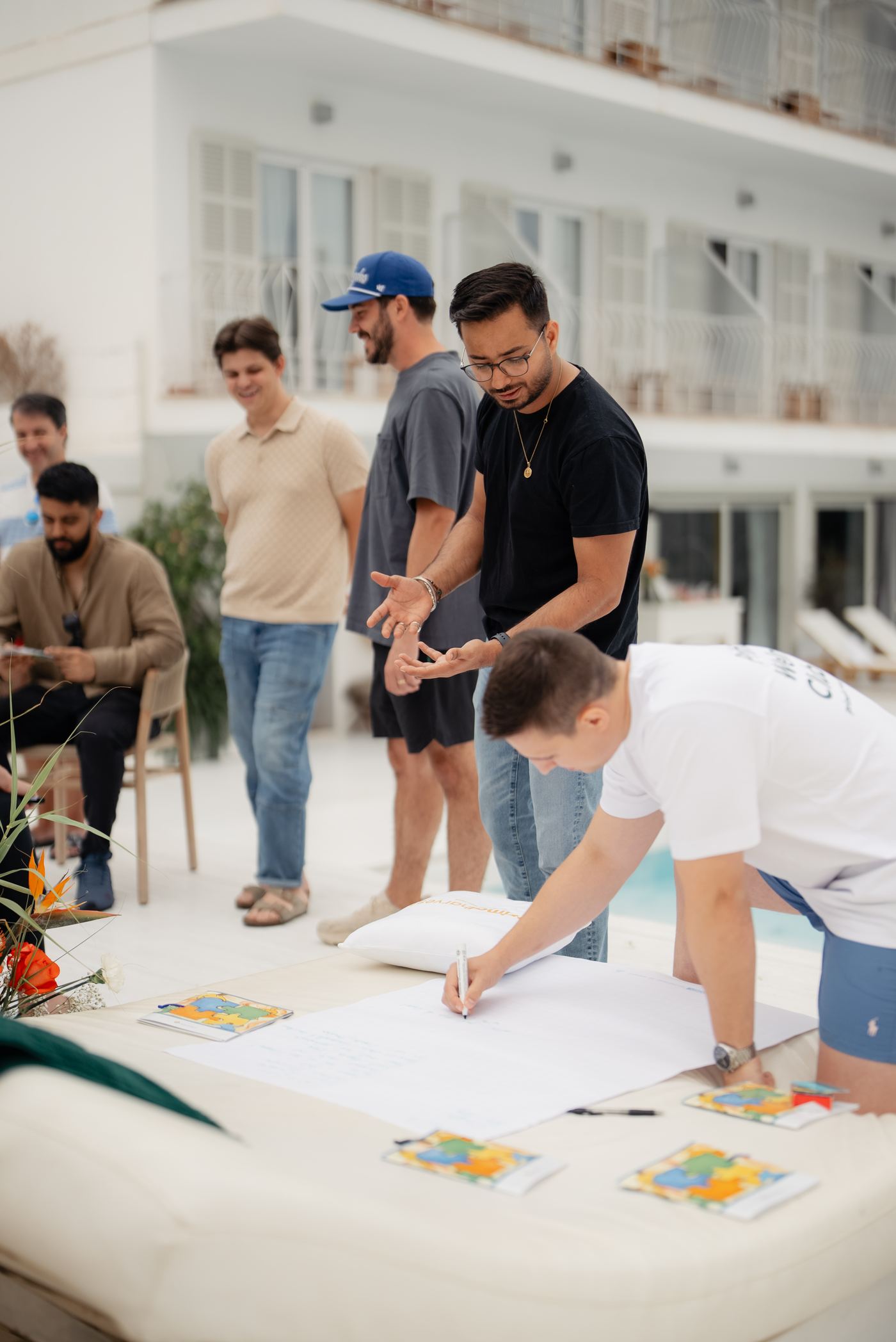 Team-Workshop bei einem Firmenevent auf Mallorca